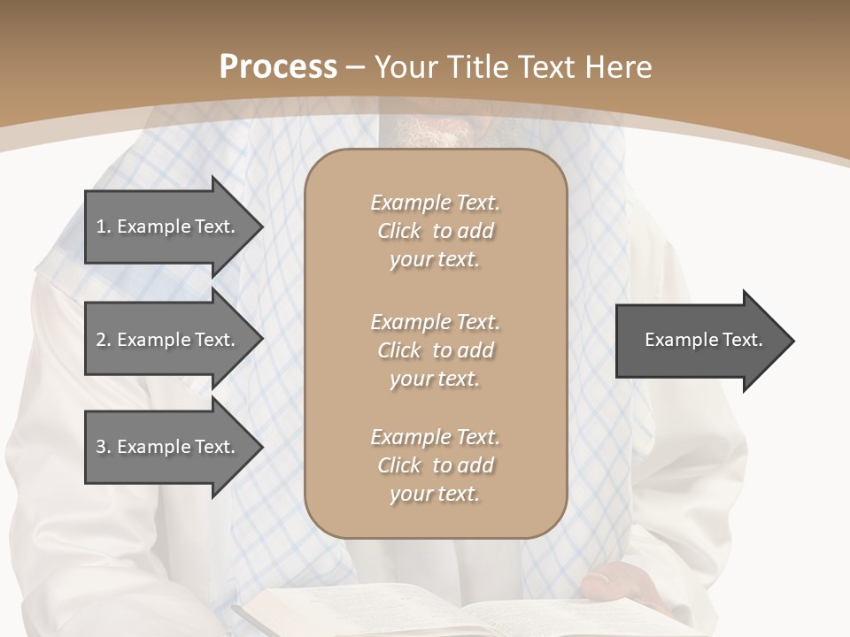 White Human Eastern PowerPoint Template