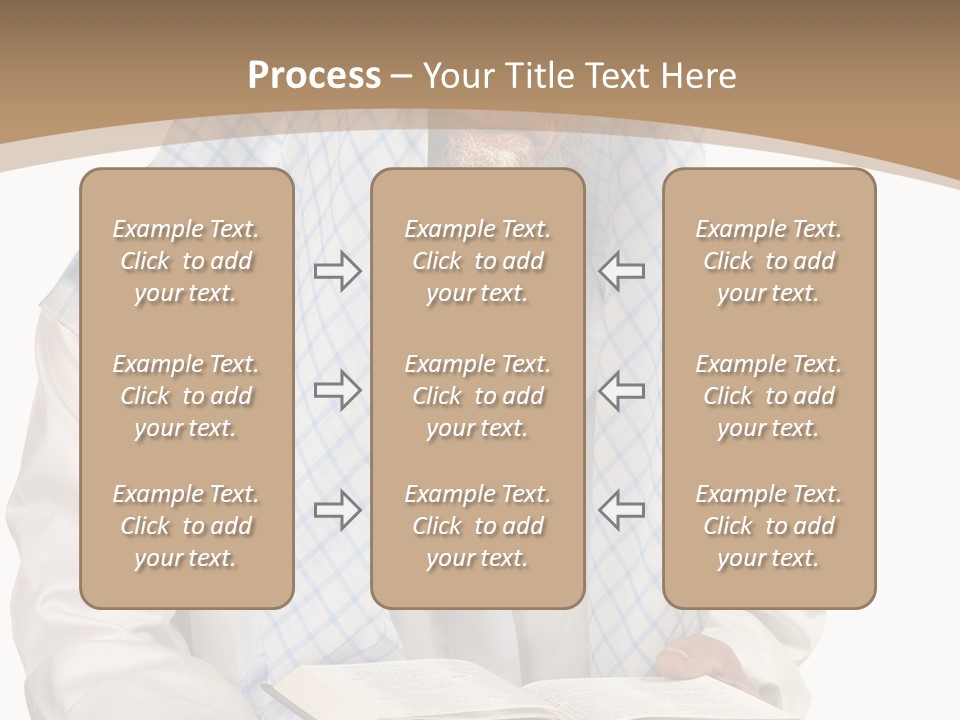 White Human Eastern PowerPoint Template