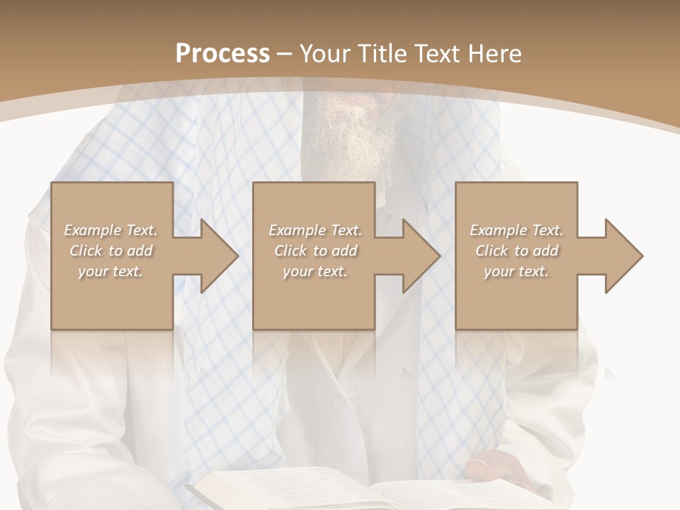 White Human Eastern PowerPoint Template