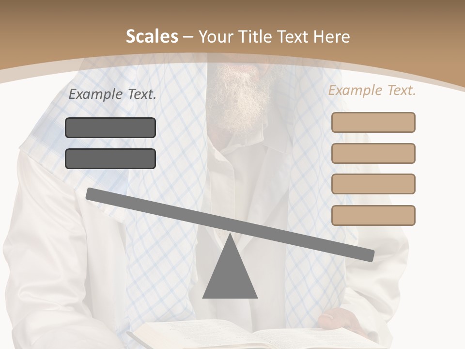 White Human Eastern PowerPoint Template
