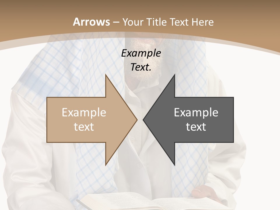 White Human Eastern PowerPoint Template