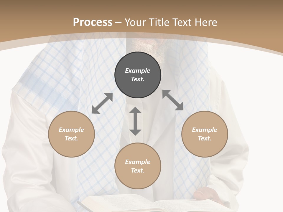 White Human Eastern PowerPoint Template