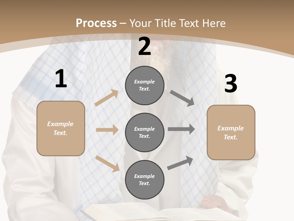 White Human Eastern PowerPoint Template