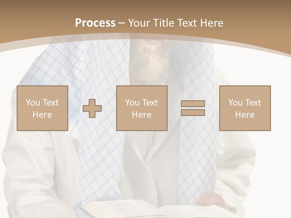 White Human Eastern PowerPoint Template