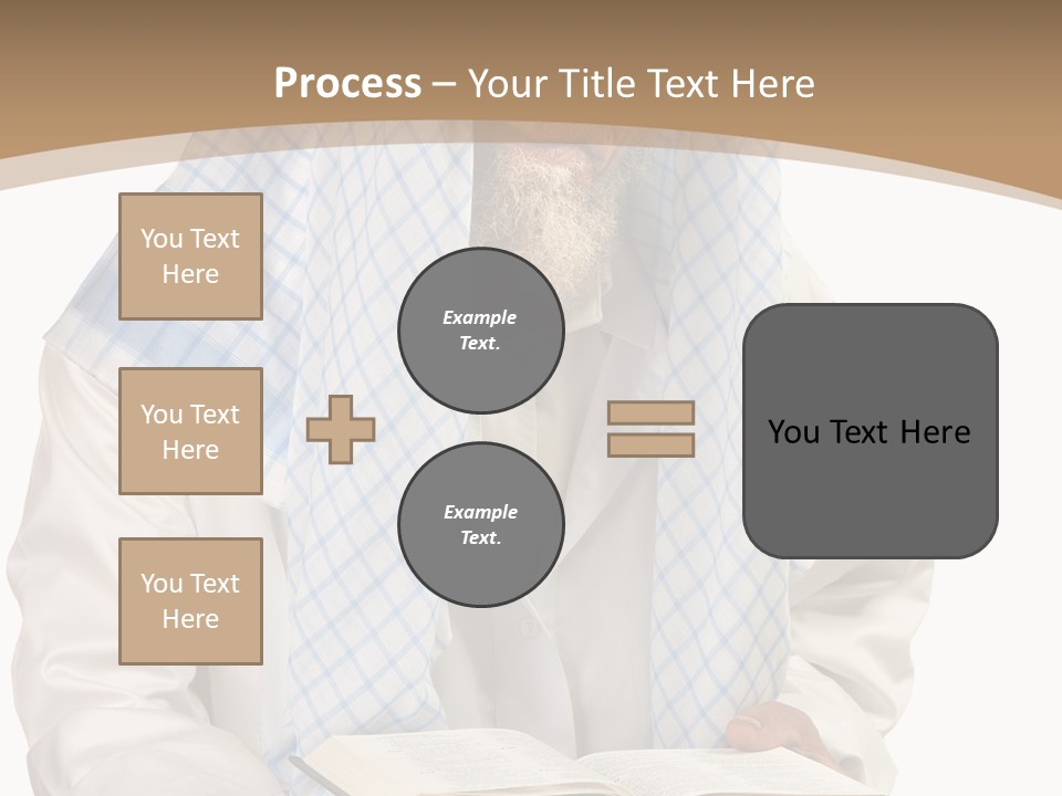 White Human Eastern PowerPoint Template