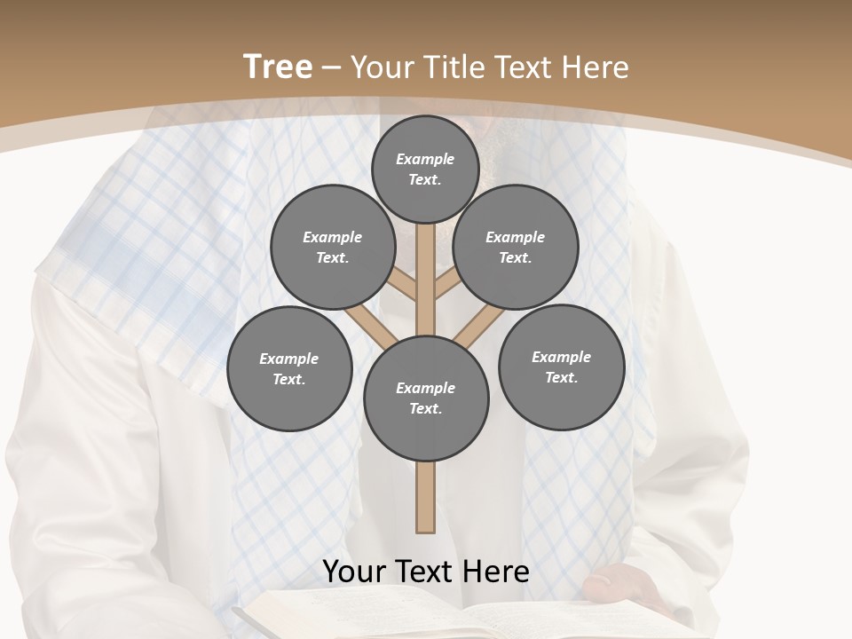 White Human Eastern PowerPoint Template