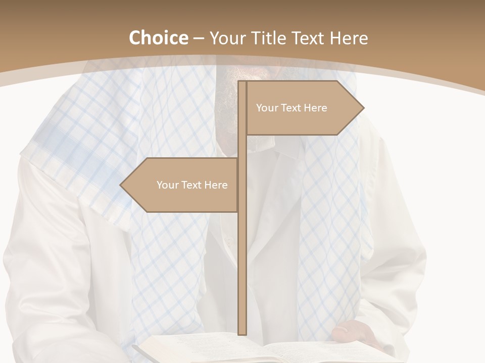 White Human Eastern PowerPoint Template