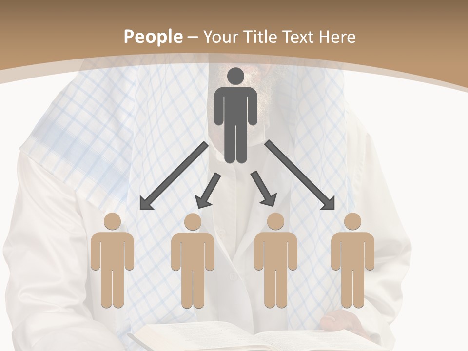 White Human Eastern PowerPoint Template