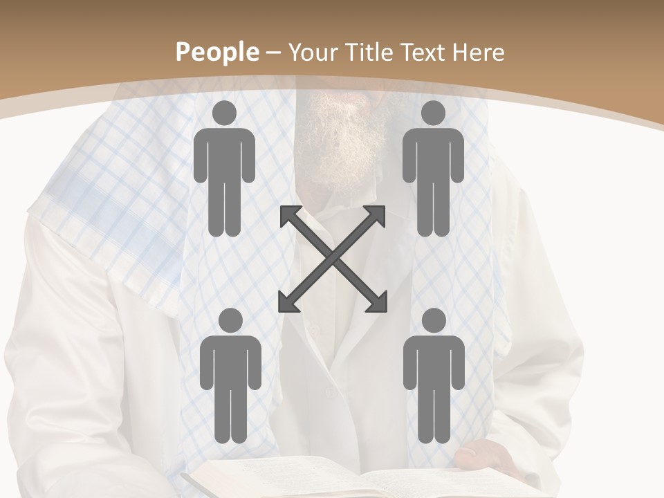 White Human Eastern PowerPoint Template