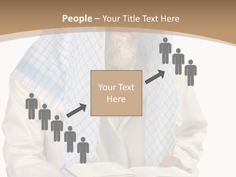 White Human Eastern PowerPoint Template