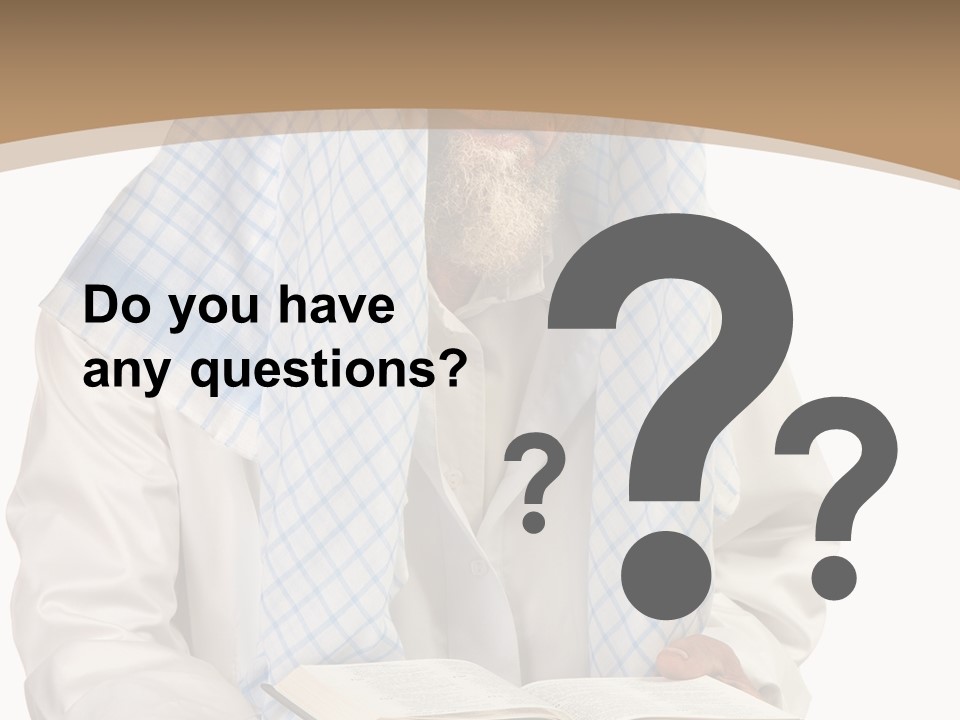 White Human Eastern PowerPoint Template