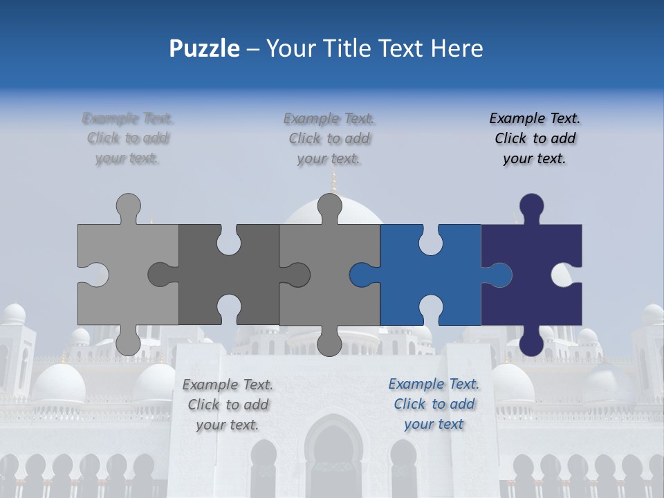 Abu Dhabi Famous Large PowerPoint Template