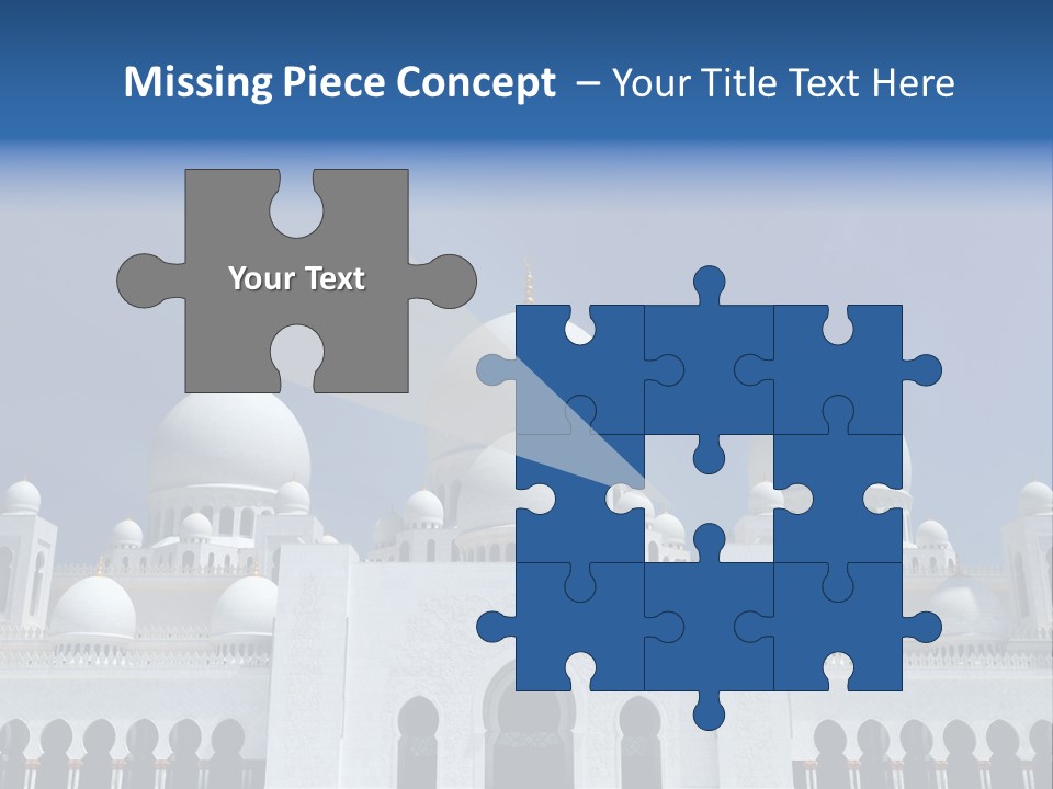 Abu Dhabi Famous Large PowerPoint Template
