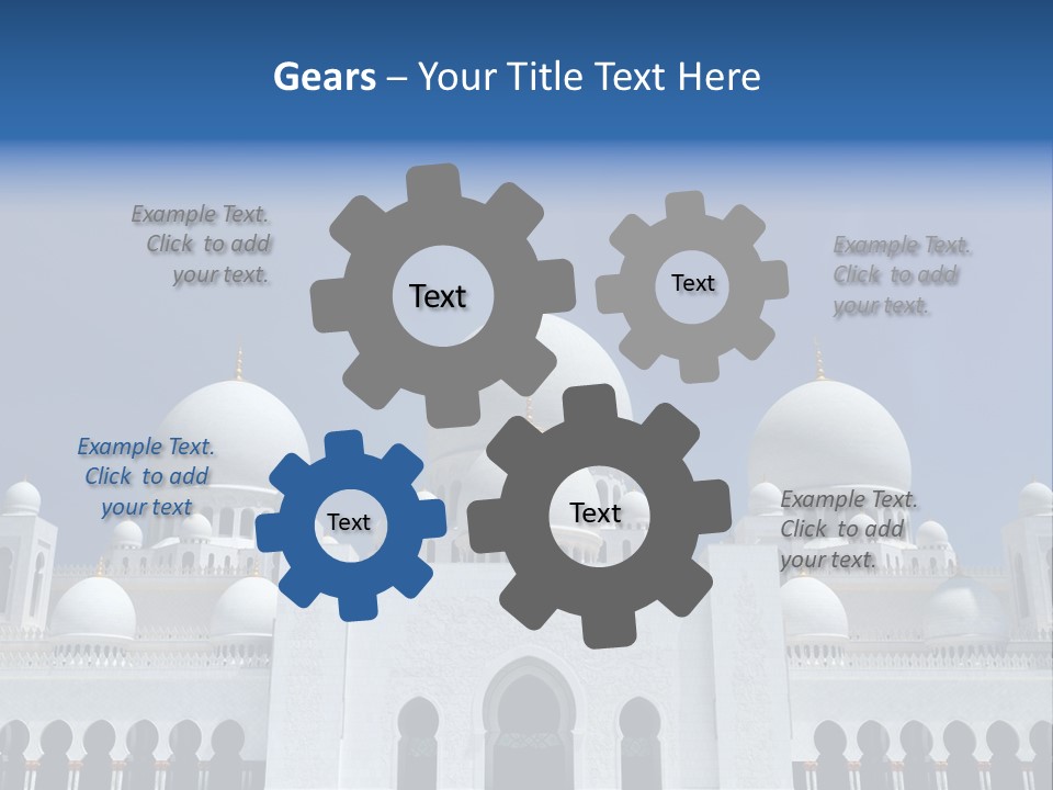Abu Dhabi Famous Large PowerPoint Template