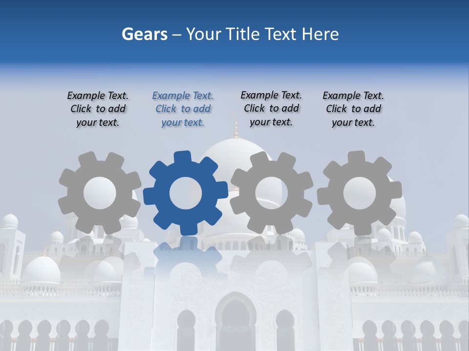 Abu Dhabi Famous Large PowerPoint Template