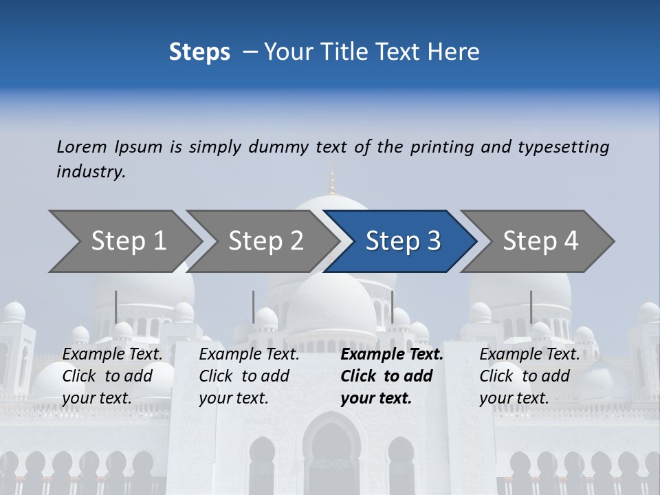 Abu Dhabi Famous Large PowerPoint Template