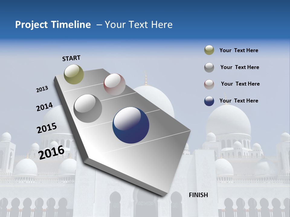 Abu Dhabi Famous Large PowerPoint Template