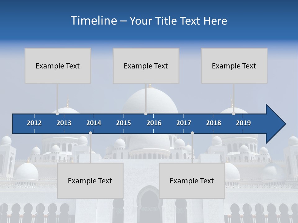 Abu Dhabi Famous Large PowerPoint Template