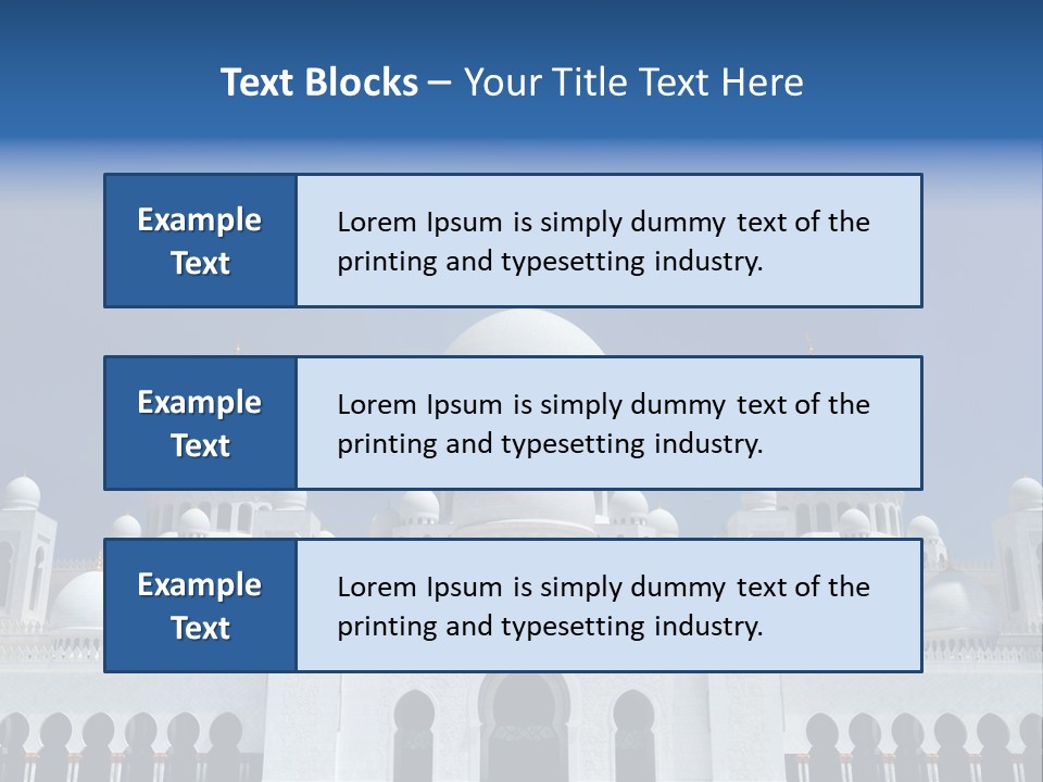 Abu Dhabi Famous Large PowerPoint Template