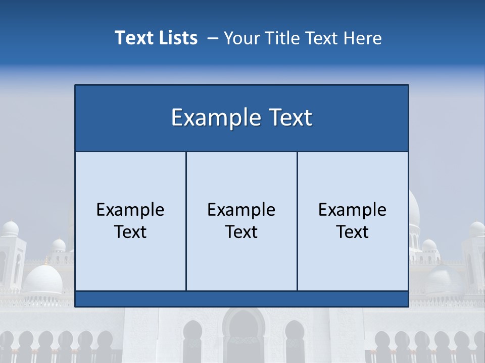 Abu Dhabi Famous Large PowerPoint Template