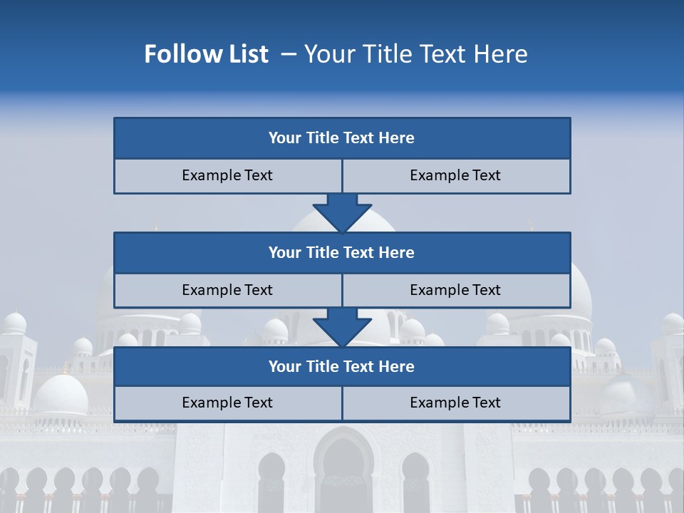 Abu Dhabi Famous Large PowerPoint Template