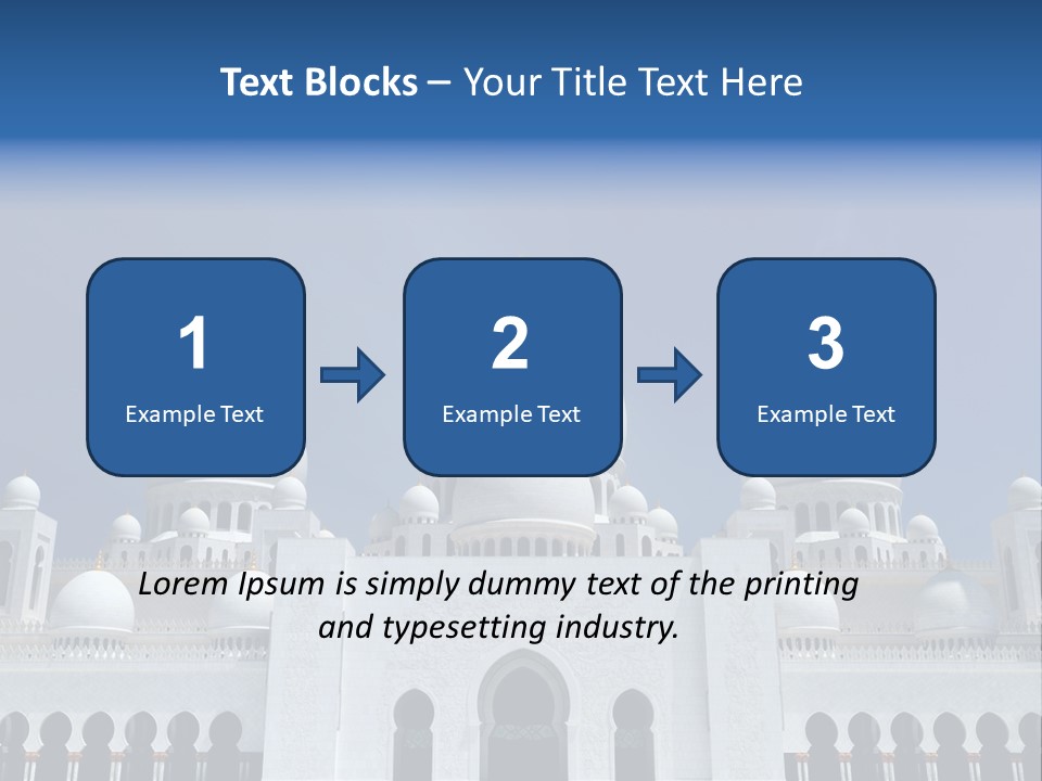 Abu Dhabi Famous Large PowerPoint Template