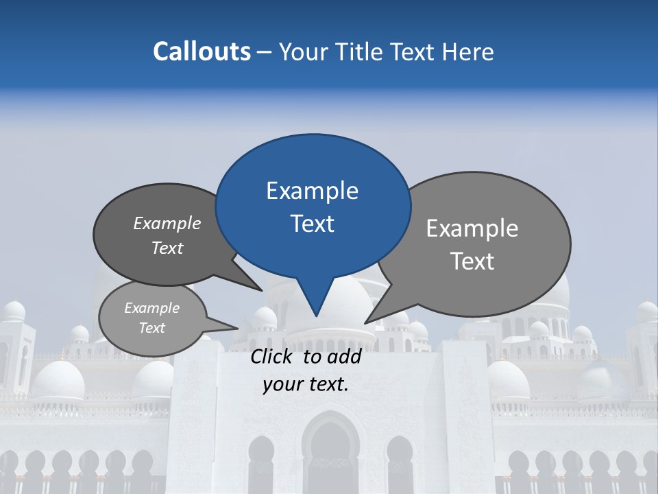 Abu Dhabi Famous Large PowerPoint Template