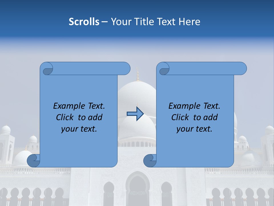 Abu Dhabi Famous Large PowerPoint Template