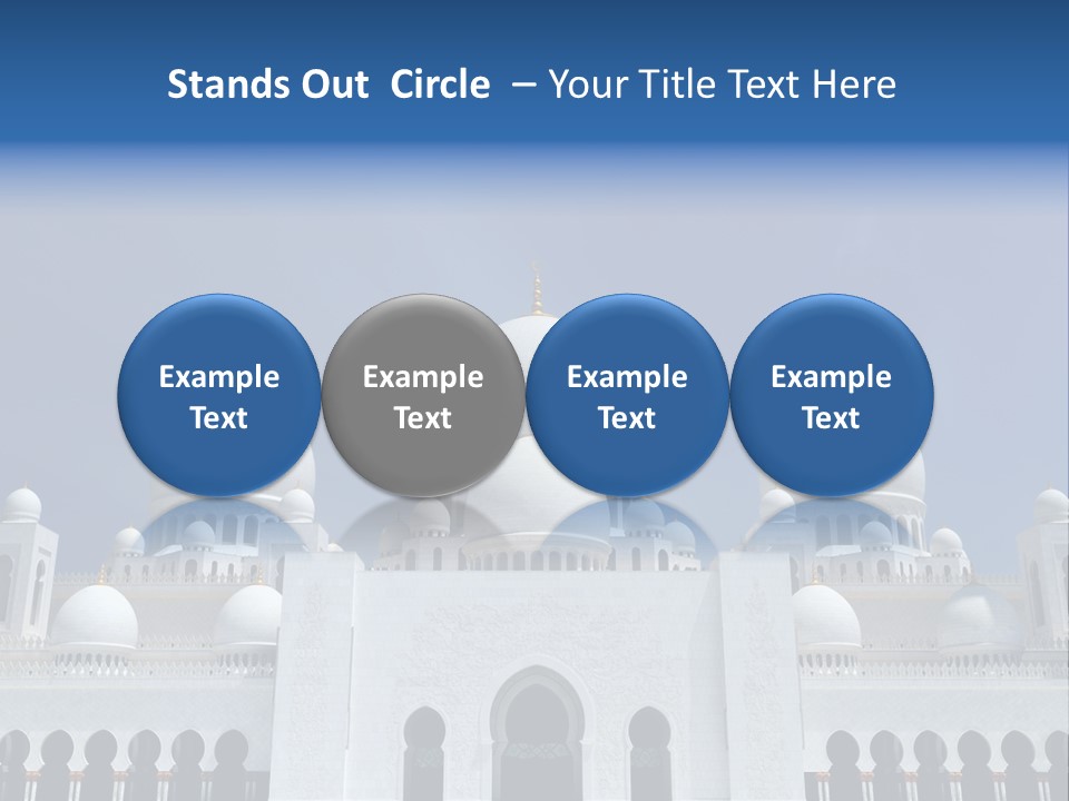 Abu Dhabi Famous Large PowerPoint Template