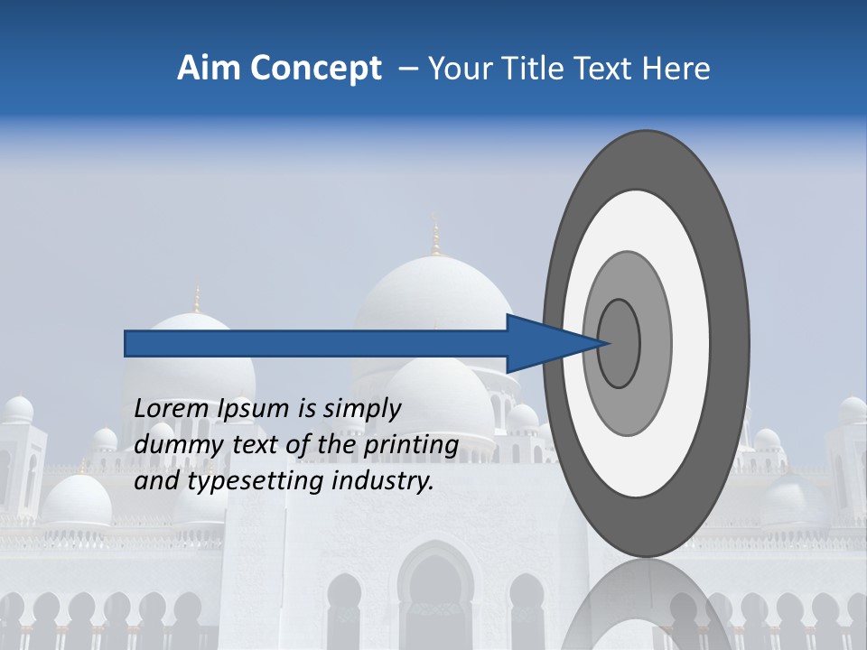 Abu Dhabi Famous Large PowerPoint Template