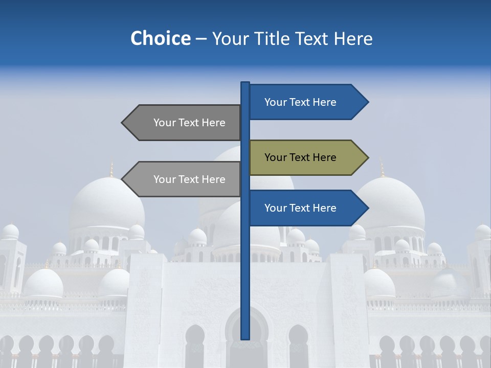 Abu Dhabi Famous Large PowerPoint Template
