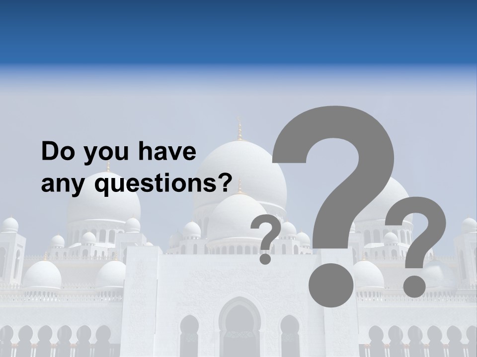 Abu Dhabi Famous Large PowerPoint Template