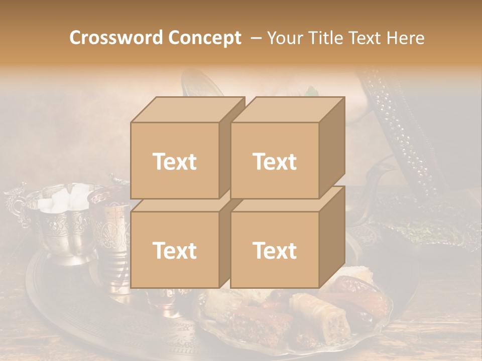 Berber Arab Tea Pot PowerPoint Template