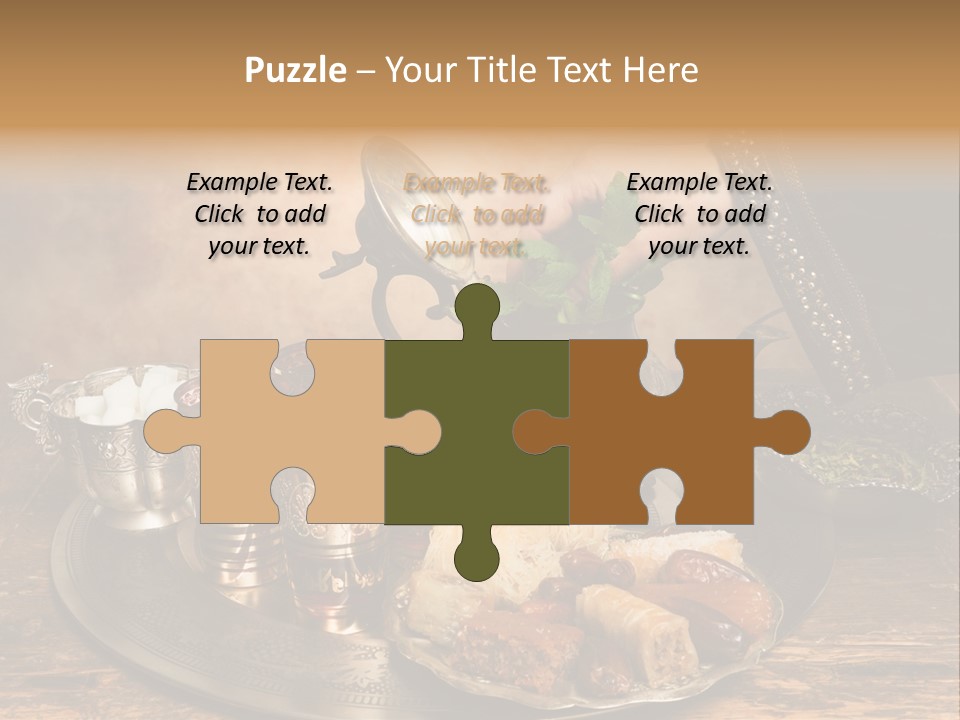 Berber Arab Tea Pot PowerPoint Template