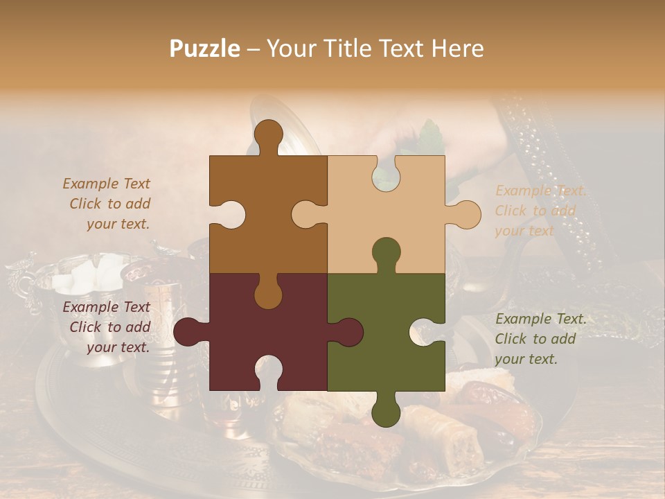 Berber Arab Tea Pot PowerPoint Template