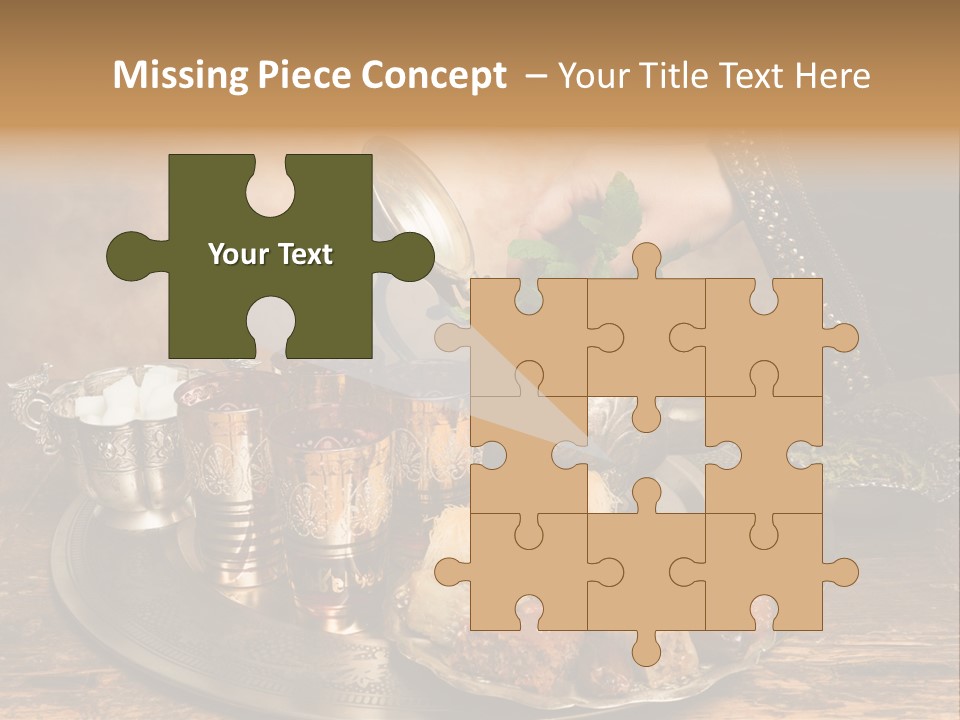 Berber Arab Tea Pot PowerPoint Template