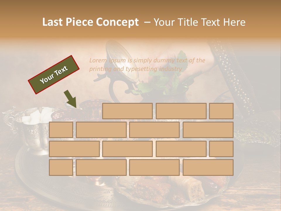 Berber Arab Tea Pot PowerPoint Template