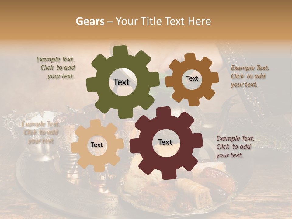 Berber Arab Tea Pot PowerPoint Template