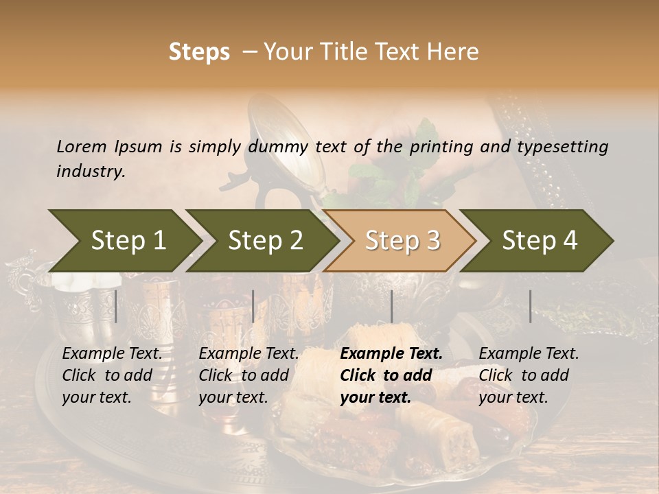 Berber Arab Tea Pot PowerPoint Template