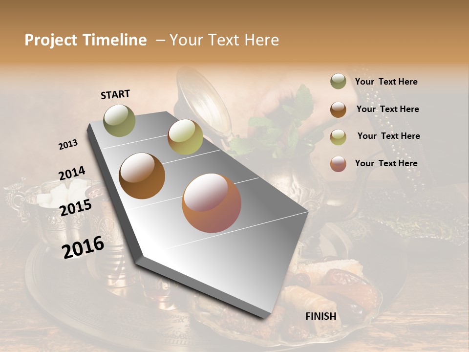Berber Arab Tea Pot PowerPoint Template