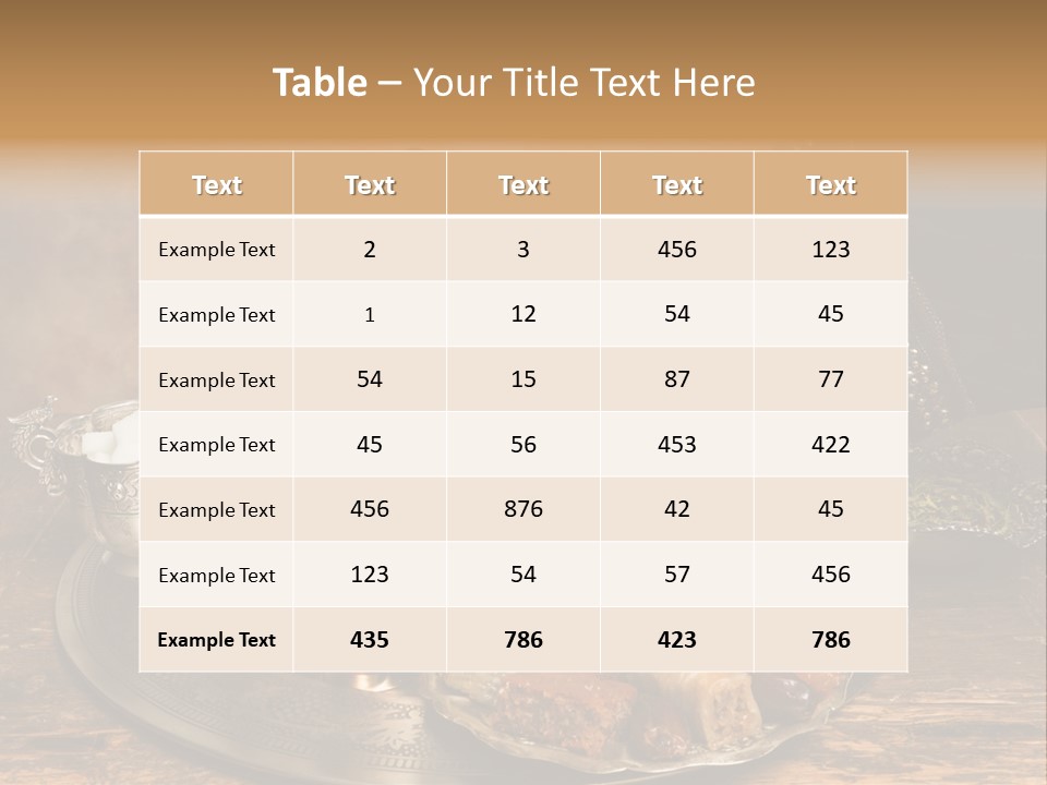 Berber Arab Tea Pot PowerPoint Template