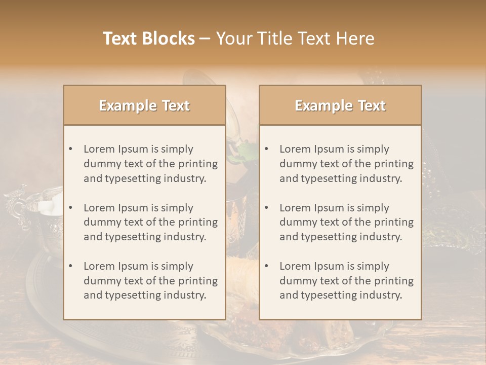 Berber Arab Tea Pot PowerPoint Template