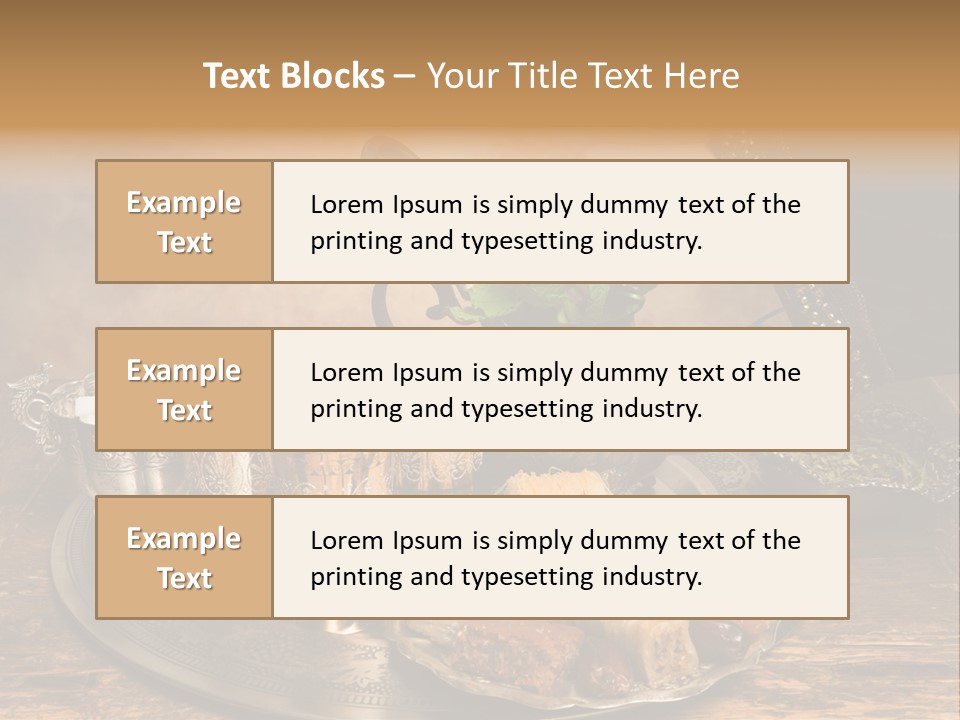 Berber Arab Tea Pot PowerPoint Template