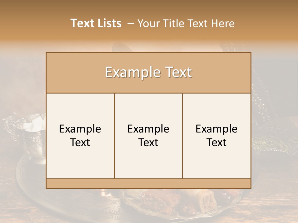 Berber Arab Tea Pot PowerPoint Template