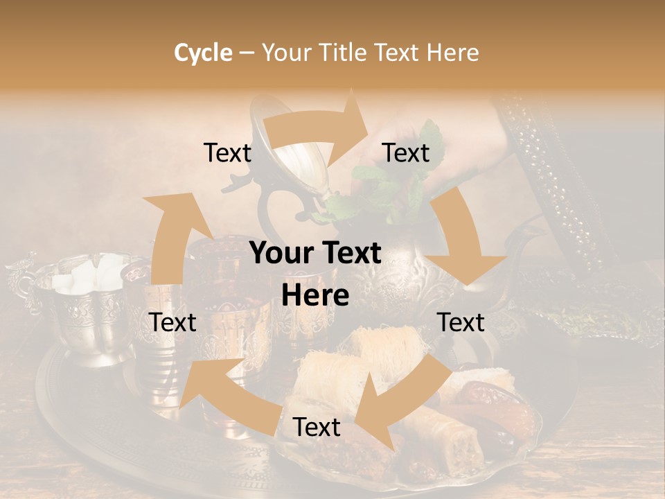 Berber Arab Tea Pot PowerPoint Template