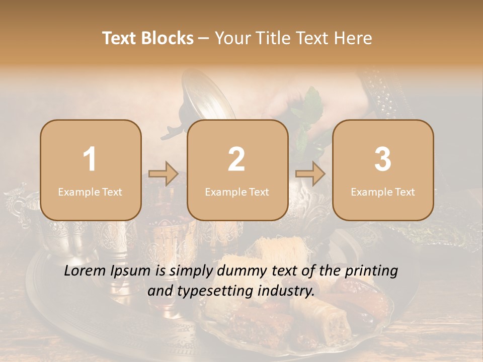 Berber Arab Tea Pot PowerPoint Template