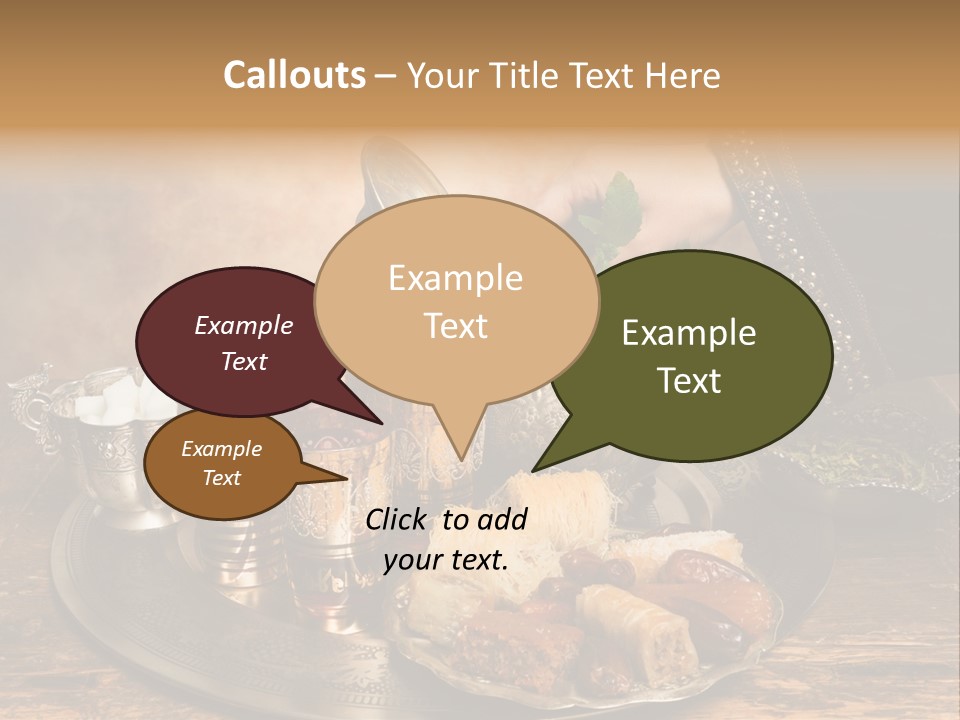 Berber Arab Tea Pot PowerPoint Template