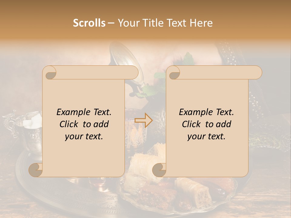 Berber Arab Tea Pot PowerPoint Template