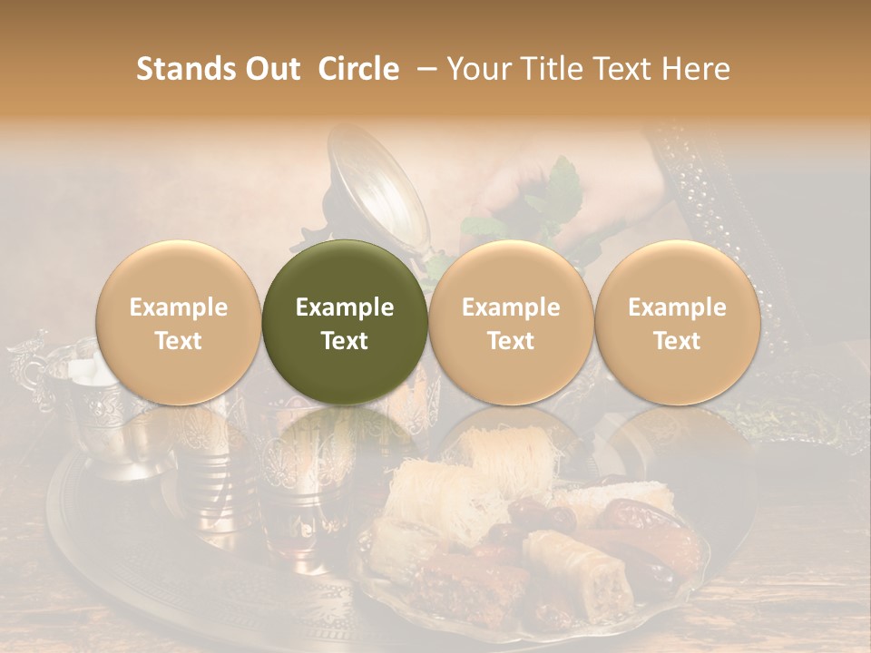 Berber Arab Tea Pot PowerPoint Template