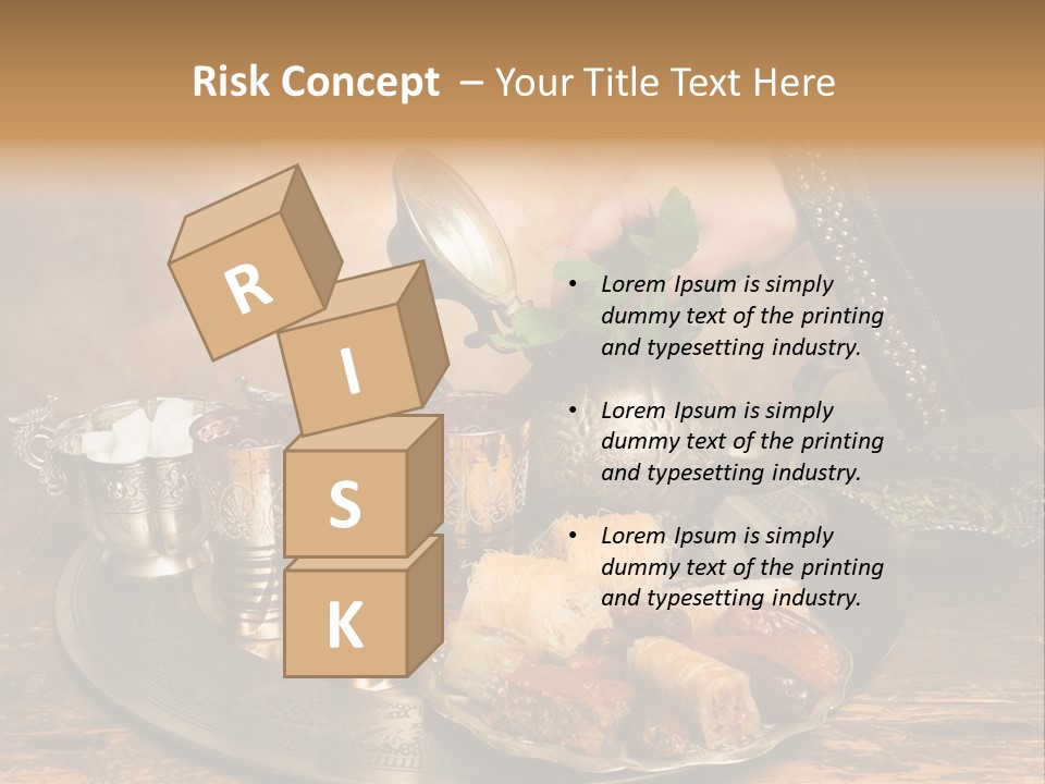 Berber Arab Tea Pot PowerPoint Template